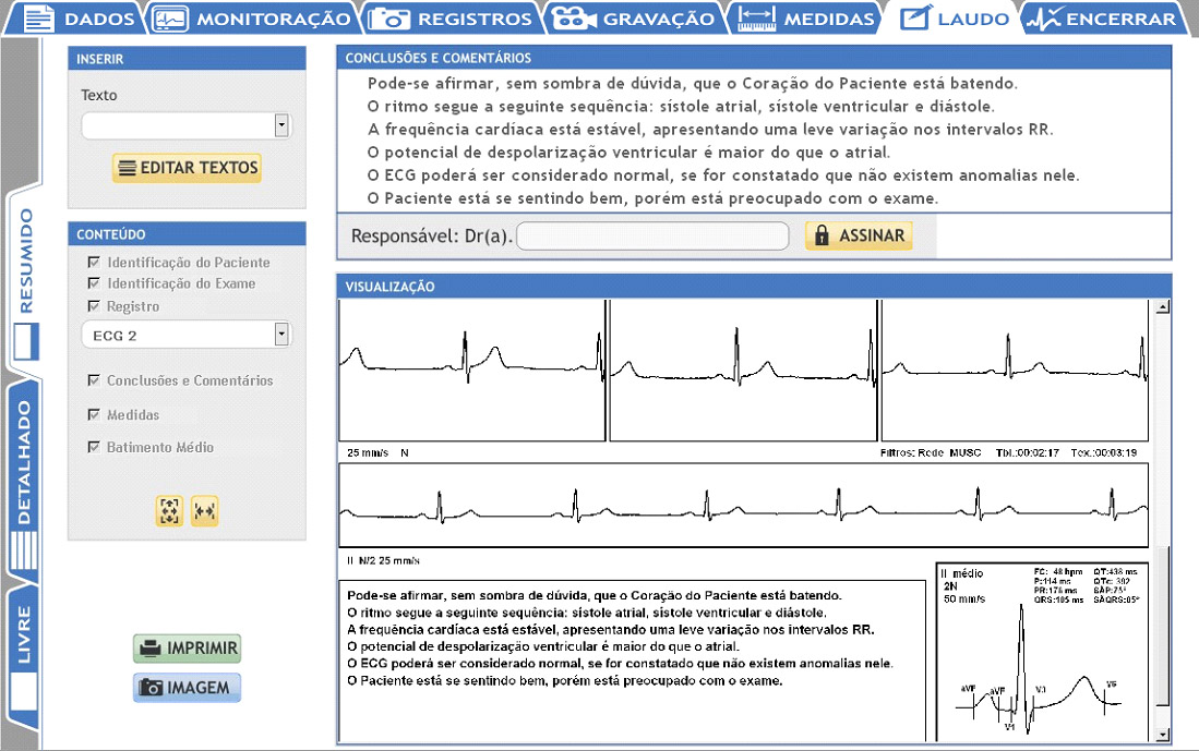 software TEB para eletrocardiógrafo digital 02